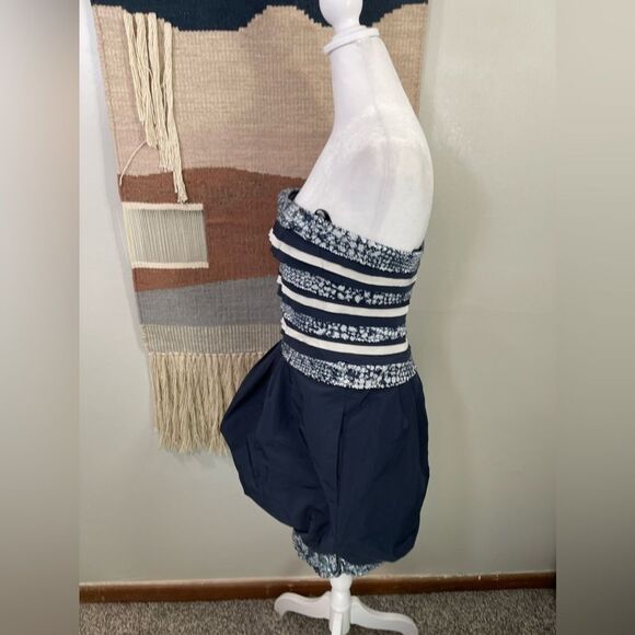 NWT Bcbgmaxazria Milo Strapless sequin Peplum Cocktail Mini Dress 4 - Picture 5 of 8